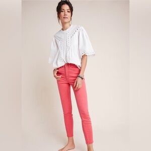 Pilcro and the Letterpress by Anthropologie High-Rise Skinny Ankle Jeans Size 32